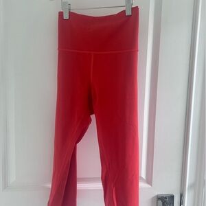 Lululemon Burnt Orange Align Leggings Size 10 Cropped